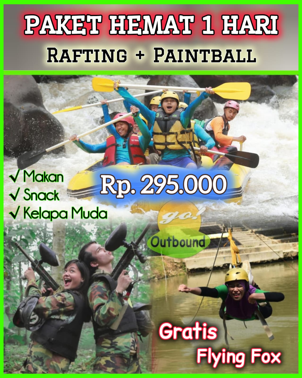 Paket Rafting Bogor Arung Jeram Arum Murah